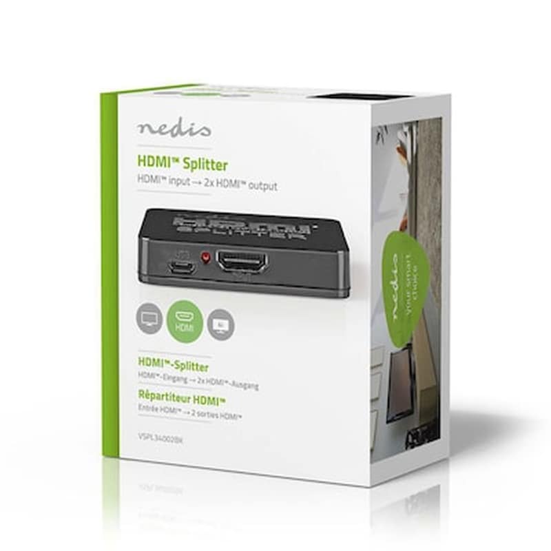 NEDIS HDMI Spiltter Nedis HDMI Female σε 2x HDMI Female