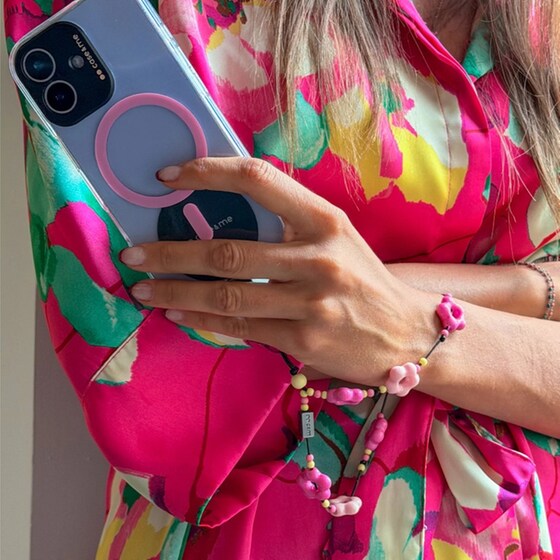 Case&Me Bijoux Bracelet Λουράκι Καρπού για Universal smartphone - Flower 2 image 5
