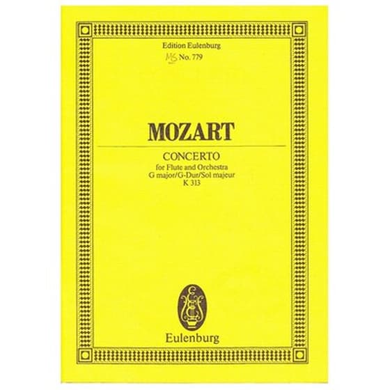 Βιβλίο Για Σύνολα Editions Eulenburg Mozart - Concert In G Major [pocket Score] image 1