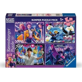 Σετ Παζλ Ravensburger K-Pop Demon Hunters Derpy & Sussie (4 x 100 Κομμάτια)