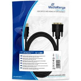 Καλώδιο MediaRange MRCS185 DVI-D Male σε HDMI Male - 2m