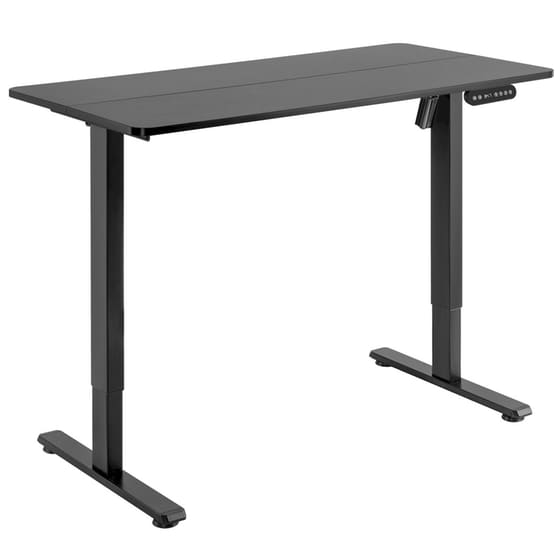 Πόδια Γραφείου Sbox MD-722 από Ατσάλι 106x57x71-116cm - Μαύρο image 5