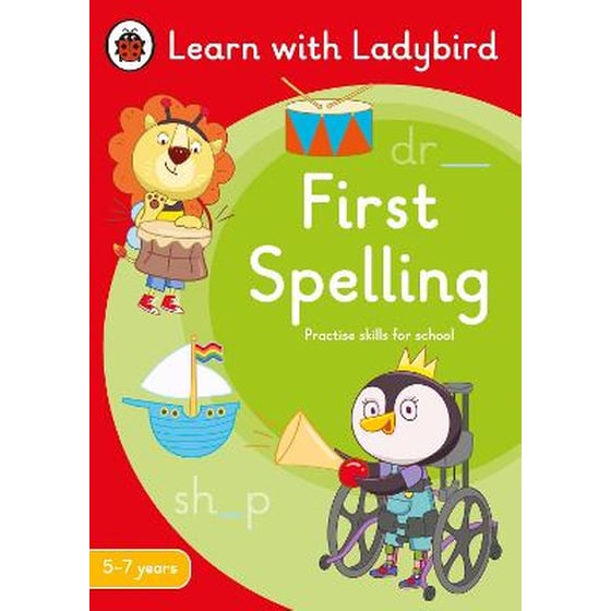First Spelling: A Learn with Ladybird Activity Book 5-7 years: Ideal for home learning (KS1) image 0