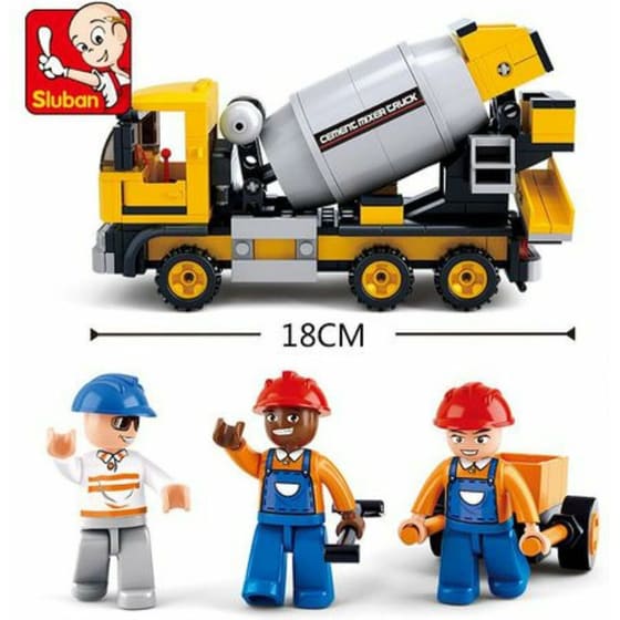 Sluban Τουβλάκια Town: Cement Mixer Για 6+ Ετών 296τμχ (m38-b0550) image 2
