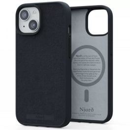 Θήκη Apple iPhone 15 - Njord Suede MagSafe Case - Black