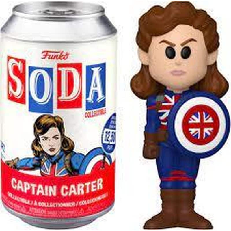 Funko Vinyl Soda What If - Captain Carter Collectible