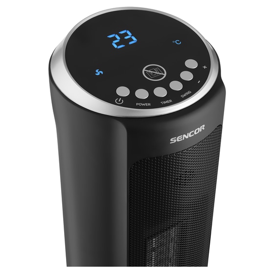 SENCOR SFH8990BK 2000W Κεραμικό Αερόθερμο Δαπέδου image 3