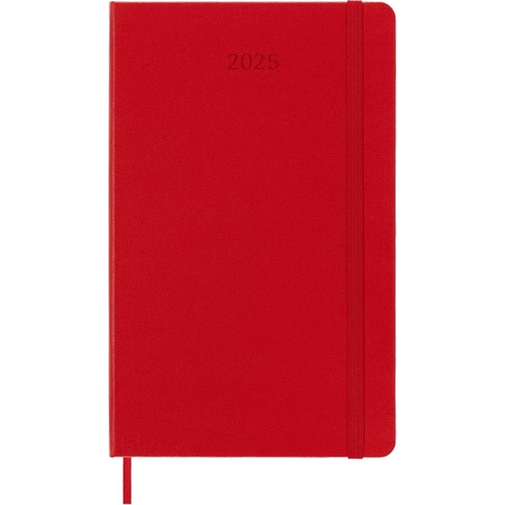Ημερολόγιο Ημερήσιο Moleskine 2025 12M Large Red Hard image 0