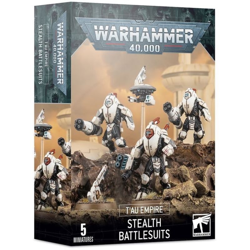 GAMES WORKSHOP Tau Empire: Stealth Battlesuits Warhammer 40k GAMES WORKSHOP