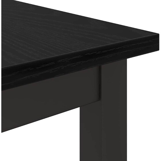 Τραπέζι VidaXL 100x50x76,5 cm - Μαύρη Οξιά image 5