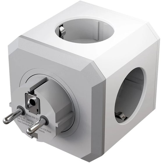 Πρίζα ρεύματος τοίχου Blitzwolf BW-EC2 με θύρες AC, USB-A, USB-C image 1