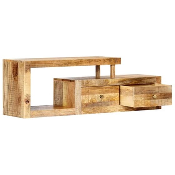 Vidaxl Έπιπλο Τηλεόρασης 120 X 30 X 40 Εκ. Από Μασίφ Ξύλο Μάνγκο image 3