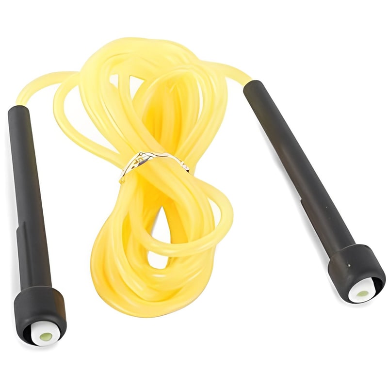 ARIA TRADE Σχοινάκι Γυμναστικής Aria Trade Fitness Rope 280 cm - Κίτρινο/ Μαύρο