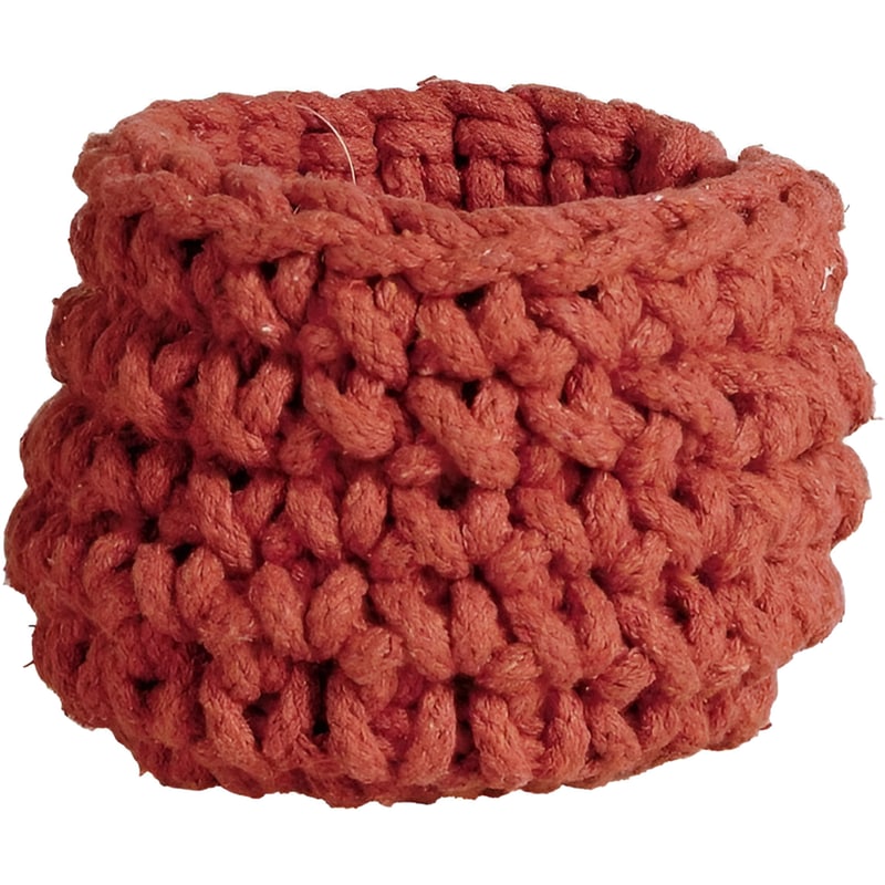 Καλάθι Αποθήκευσης Kentia Loft Cestino 231 από Βαμβάκι 15x13cm - Πορτοκαλί