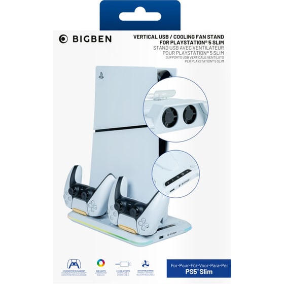 Big Ben Βάση Φόρτισης με Ανεμιστήρα για PS5 - Λευκό image 5