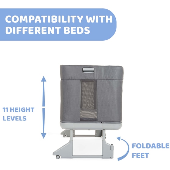 Chicco Λίκνο Next 2 Me Forever Moon Grey image 7