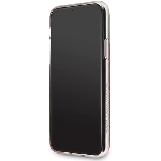 Θήκη Apple iPhone 11 Pro - Karl Lagerfeld St. Guillaume Logo Collection Glow In The Dark Sand Case - Grey/Pink image 5
