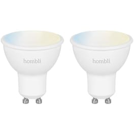 Έξυπνη Λάμπα Hombli Smart GU10 4.5W WHT Dimmable 2 Τμχ  - Ρυθμιζόμενο Λευκό
