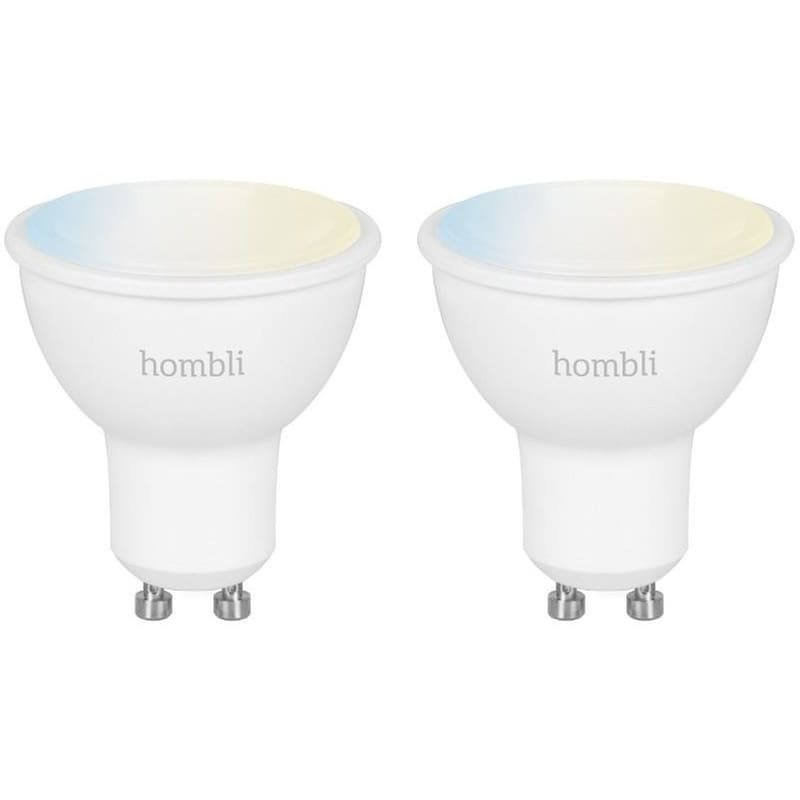 HOMBLI Έξυπνη Λάμπα Hombli Smart GU10 4.5W WHT Dimmable 2 Τμχ - Ρυθμιζόμενο Λευκό