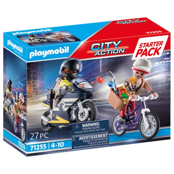 PLAYMOBIL® City Action Starter Pack Αστυνομική καταδίωξη ληστή κοσμημάτων (71255) image 0
