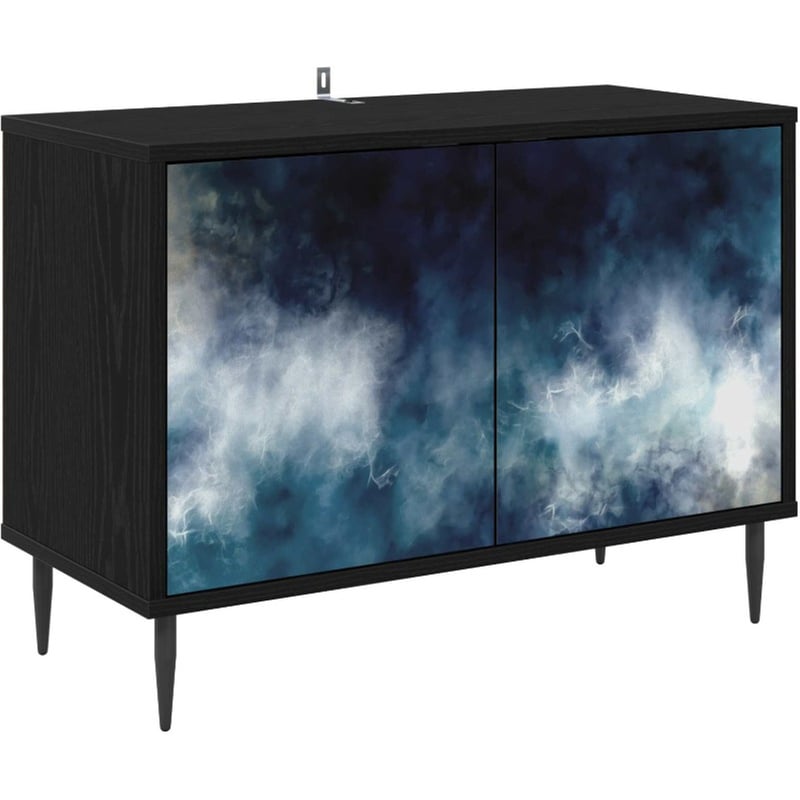 Έπιπλο Τηλεόρασης VidaXL RAALTE 69 x 33 x 50,5 cm - Μαύρη Δρυς