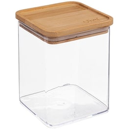 Δοχείο Αποθήκευσης Τροφίμων Spitishop Πλαστικό 10.4x10.4x14cm - Διάφανο