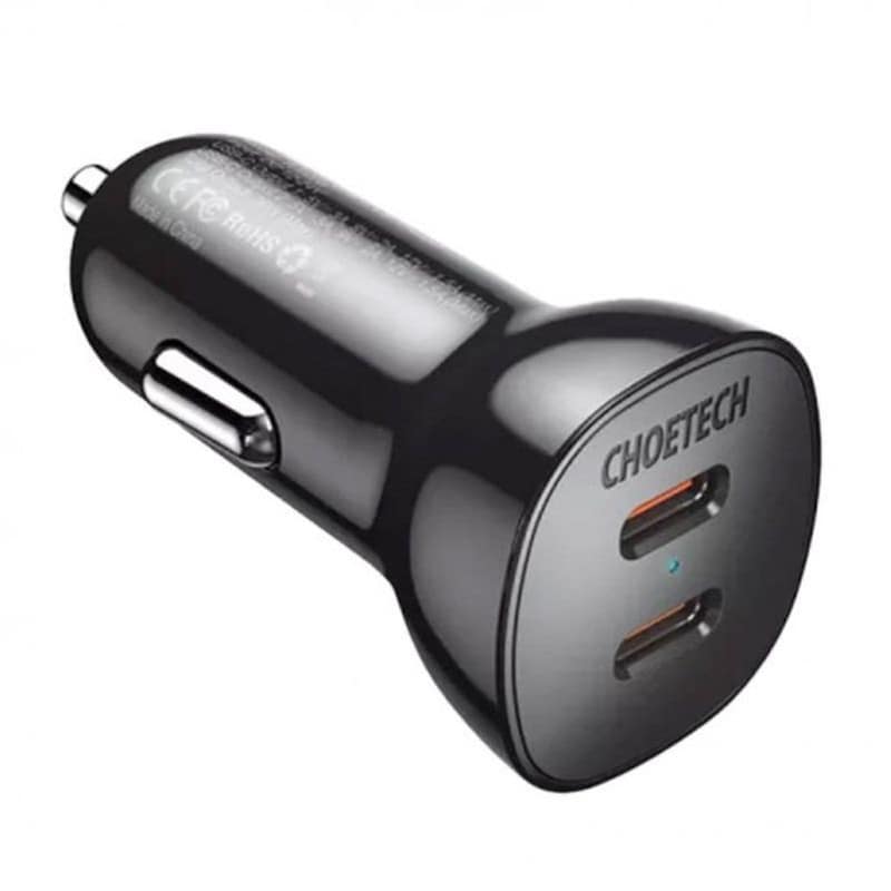 CHOETECH Φορτιστής Αυτοκινήτου Ldnio Choetech TC0008 40W - Μαύρο