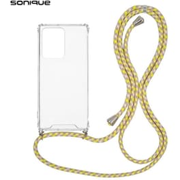 Θήκη Xiaomi Redmi Note 12 5G - Sonique Armor Clear Με Κορδόνι - Πορτοκαλί
