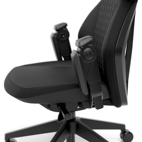 Gaming Καρέκλα Noblechairs Dwan Black από Συνθετικό Δέρμα - Μαύρη image 4