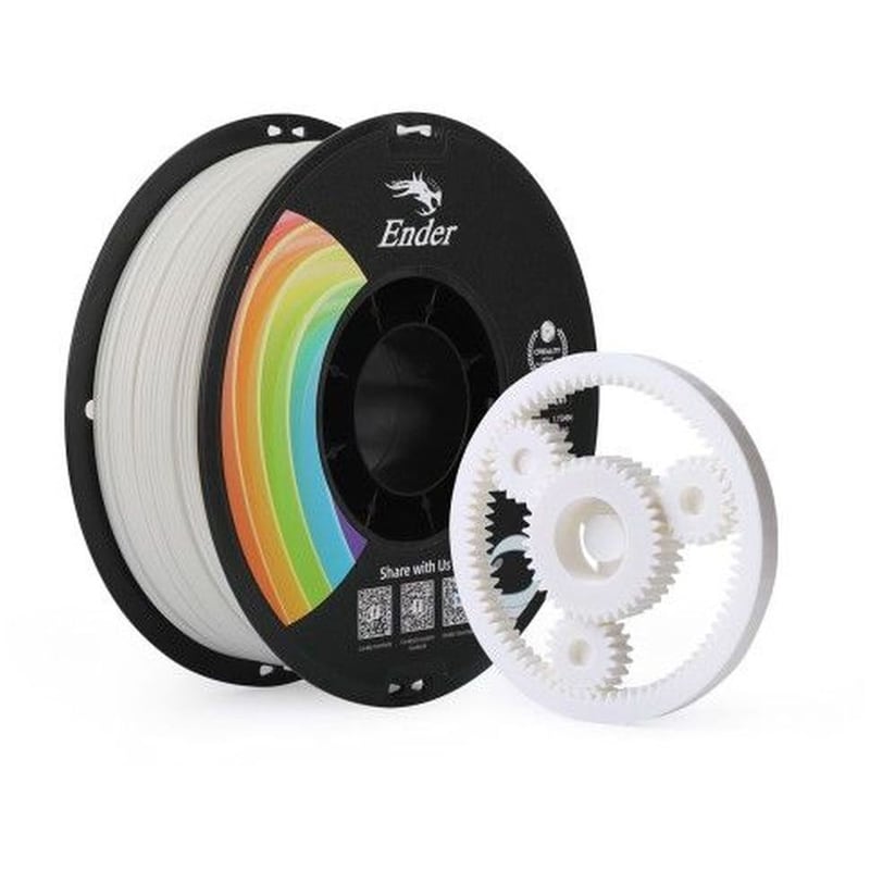 Creality EN-PLA+ 1.75mm White Ender 3D Printer Filament