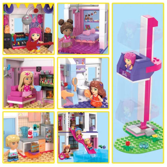 Σετ Κατασκευών MEGA Barbie Color Reveal DreamHouse image 6