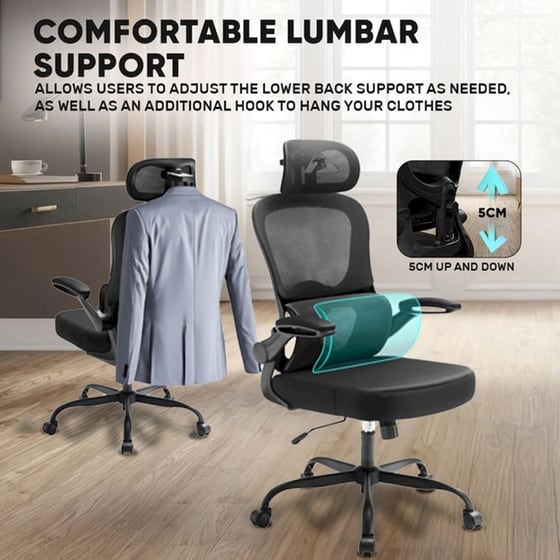 Gaming Καρέκλα Armaggeddon Vertebrae V3 από Ύφασμα Mesh  - Μαύρη image 7