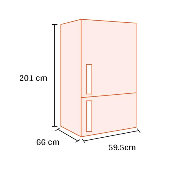 TESLA RC3800FMX Total No Frost 378 Lt Inox Ψυγειοκαταψύκτης image 2