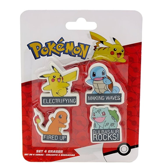 Σετ Γόμες Graffiti Pokemon (4 Τεμάχια) image 0