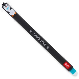 Στυλό Legami Gel Erasable Πιγκουίνος Τιρκουάζ