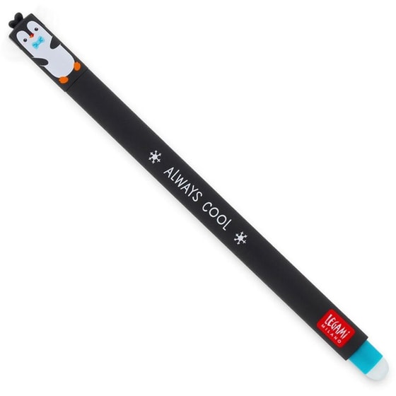 Στυλό Legami Gel Erasable Πιγκουίνος Τιρκουάζ image 0