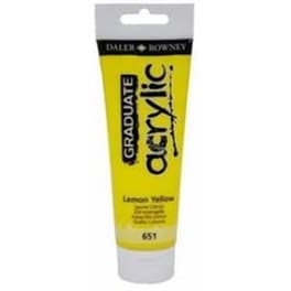 Daler Graduate Acrylic 120ml Lemon Yellow