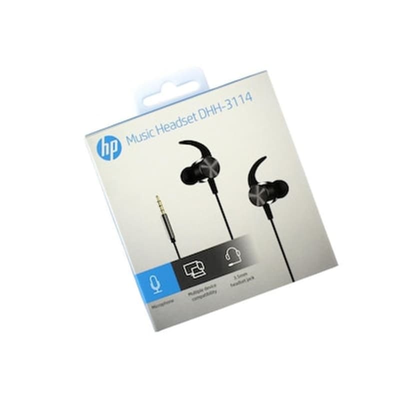 HEWLETT PACKARD Ακουστικά Handsfree HP DHH-3114 3.5mm Jack - Γκρι