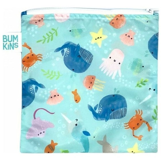 Σακουλάκι Φαγητού Επαναχρησιμοποιούμενο Bumkins Ocean Life image 0