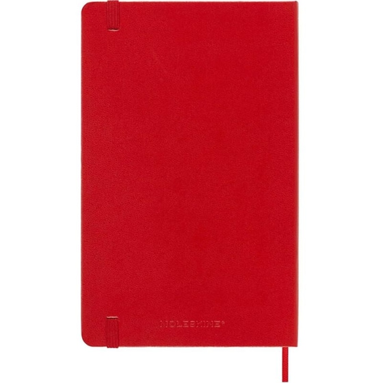 Ημερολόγιο Εβδομαδιαίο Moleskine 2025-2026 18Μ Large Scarlet Red Hard image 1