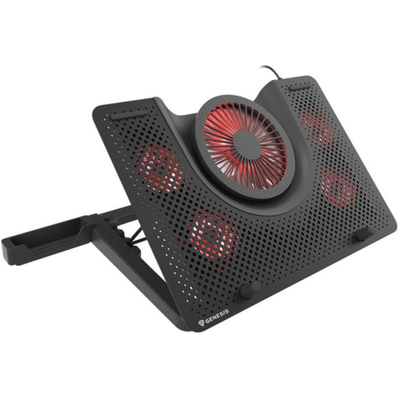 Βάση Laptop Cooler Genesis Oxid 550 17.3'' - Μαύρο image 1
