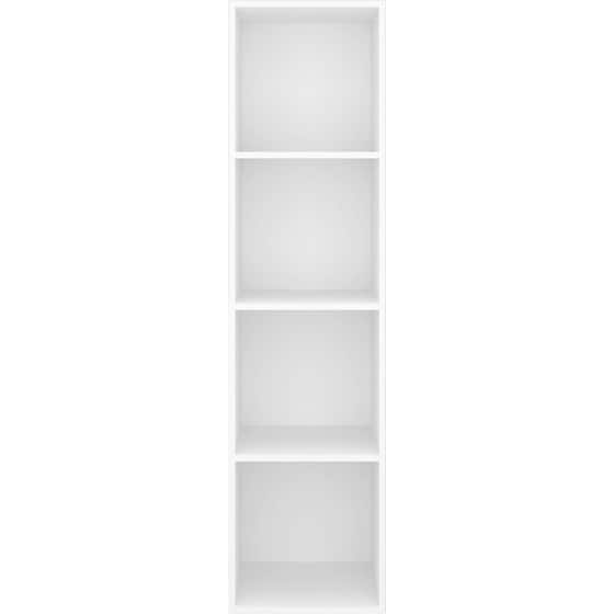 Έπιπλο Τηλεόρασης VidaXL από Μοριοσανίδα 37x37x142.5 cm - Λευκό image 3
