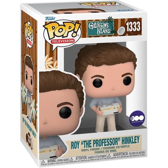 Funko Pop! Television - Gilligan's Island - Roy ''The Professor'' Hinkley #1333 image 1