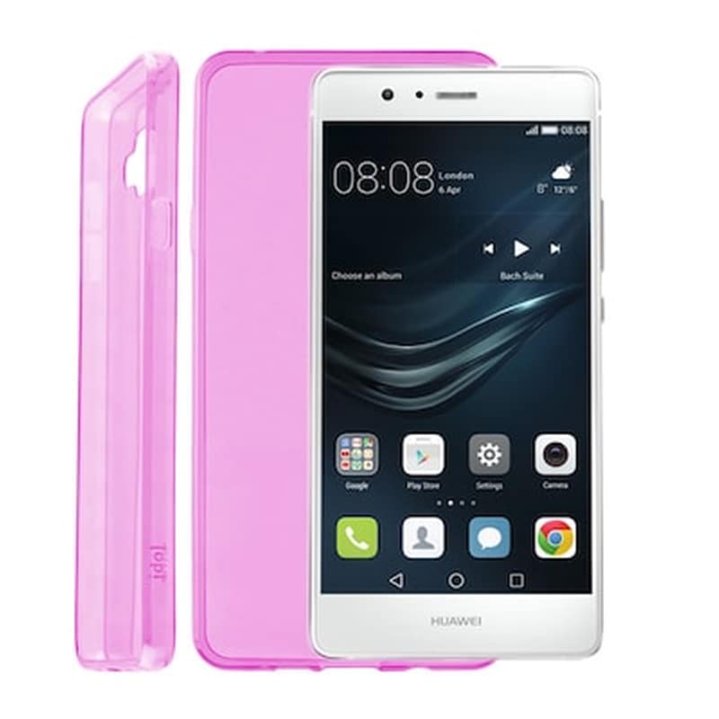 Θήκη Huawei P9 Lite - Idol 1991 Ultra Thin TPU - Διάφανο Ροζ
