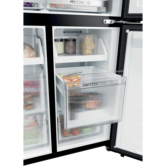 HAIER HCKR7819DWGB Total No Frost 459 Lt Μαύρο Ψυγείο Ντουλάπα image 11