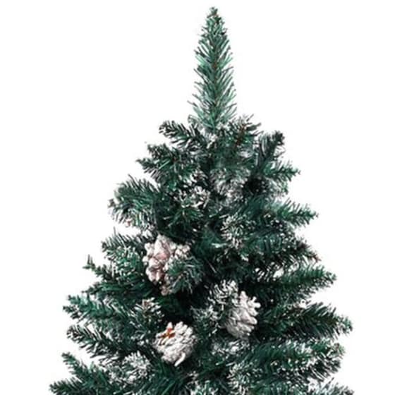 Χριστουγεννιάτικο Δέντρο VidaXL Χιονισμένο Slim 1.50m - Πράσινο image 1