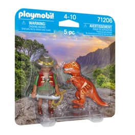 PLAYMOBIL® Duo Pack Dinos Εξερευνητής και T-Rex (71206)