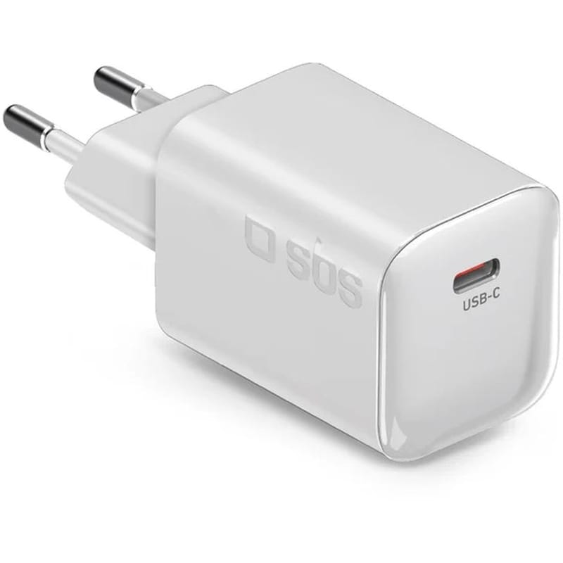 Φορτιστής Πρίζας SBS GAN USB-C 45W - Λευκό