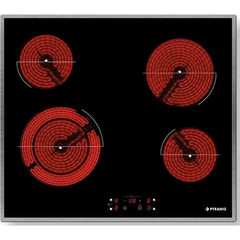 PYRAMIS PYRAMIS PHC61510IFB 58 cm Εστία Κεραμική Αυτόνομη Μαύρο