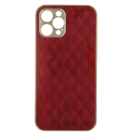 Θήκη Apple iPhone 12/iPhone 12 Pro - Gkk Electroplate Glass Case - Cube Red